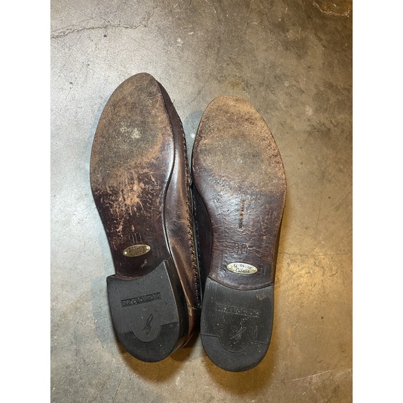 Giorgio Brutini Men's 9D Brown Genuine Lizard Leather Dress Shoes Made in Brazil - Picture 6 of 8